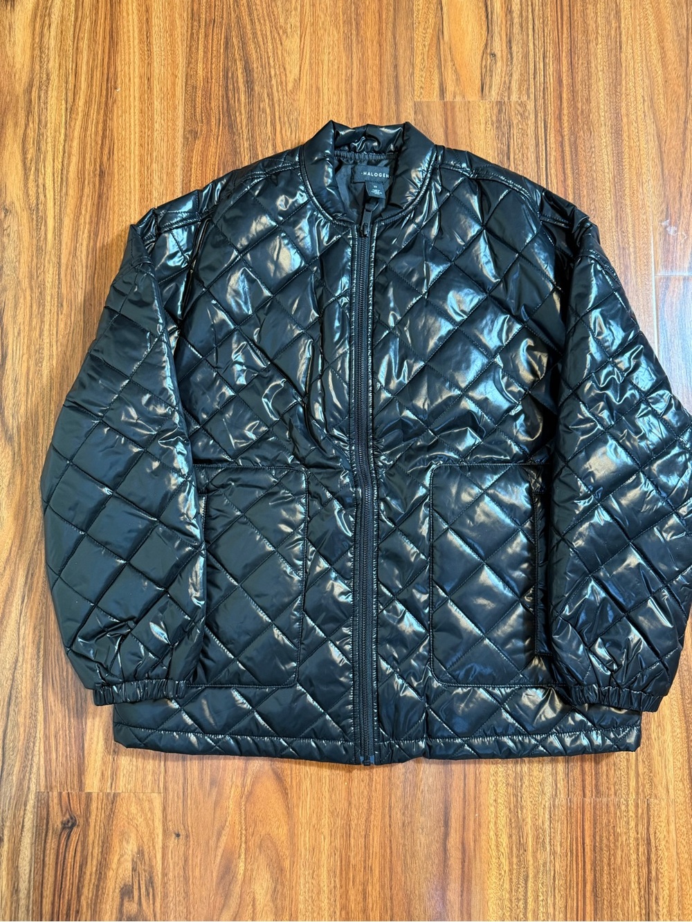 HALOGEN Women Black Quilted Puffer  Jacket - Size XS ( NEW WITH TAG ) - Picture 2 of 12